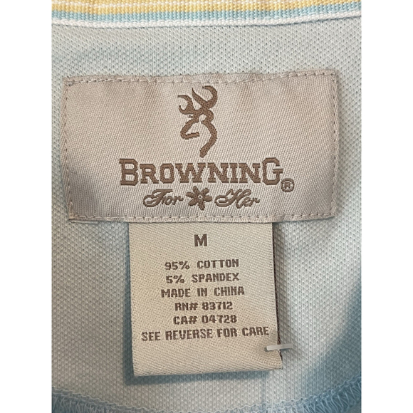Browning Blue V Neck Button Tank Top Medium NWT - Picture 7 of 11